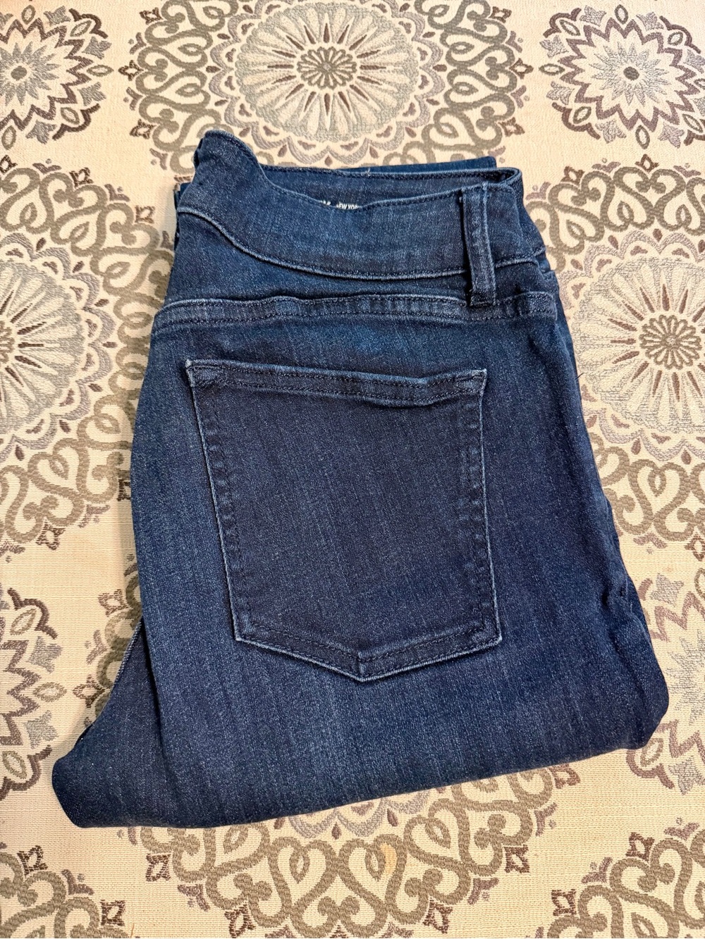 Warp + Weft JFK NYC Dark Blue Women's Denim Skinny Jeans